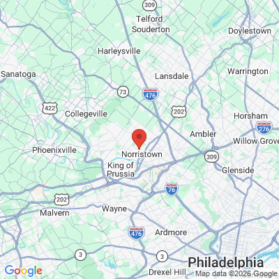Map to  office in Norristown, PA