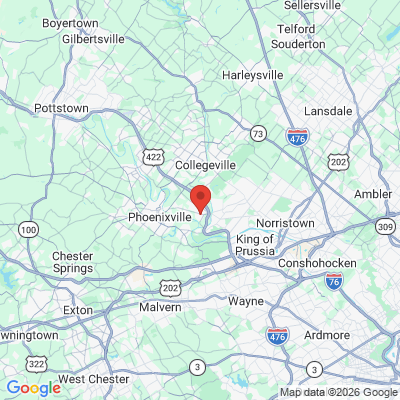 Map to  office in Phoenixville, PA