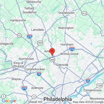 Map to  office in Fort Washington, PA