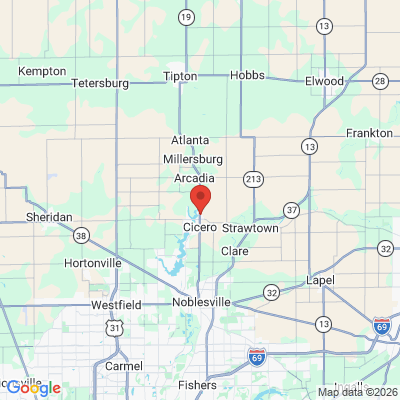 Map to  office in Cicero, IN