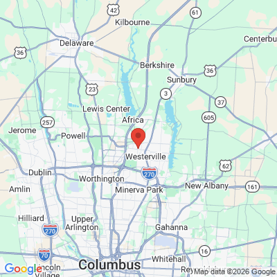 Map to  office in Westerville, OH