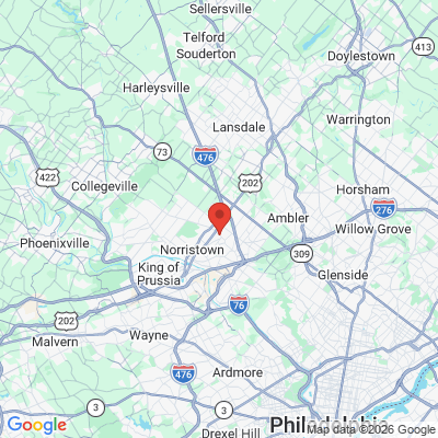 Map to  office in East Norriton, PA