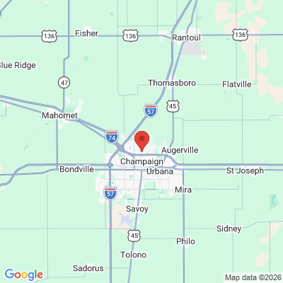 Map to  office in Champaign, IL