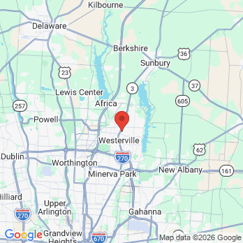 Map to A Smile By Dr. DeVese office in Westerville, OH