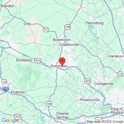 Map to  office in Pottstown, PA