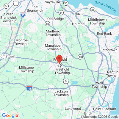 Map to  office in Freehold, NJ