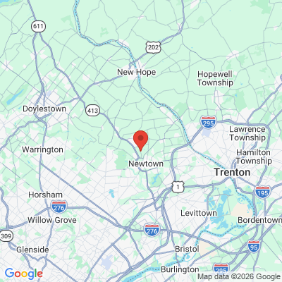 Map to  office in Newtown, PA