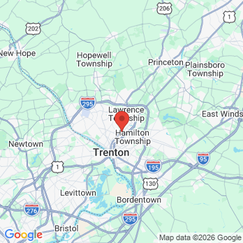 Map to Magic Dental office in Lawrence Township, NJ