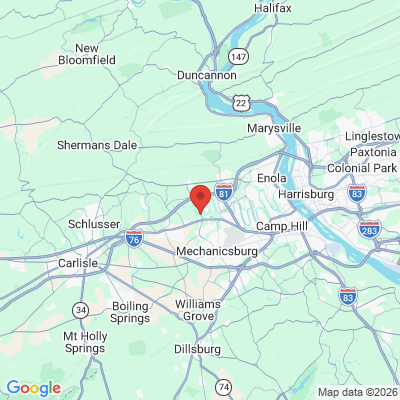 Map to  office in Mechanicsburg, PA
