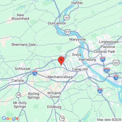 Map to  office in Mechanicsburg, PA