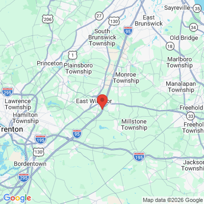 Map to  office in Hightstown, NJ