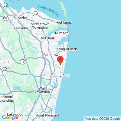 Map to  office in Oakhurst, NJ