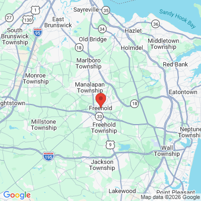 Map to  office in Freehold, NJ