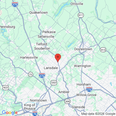 Map to  office in Montgomeryville, PA