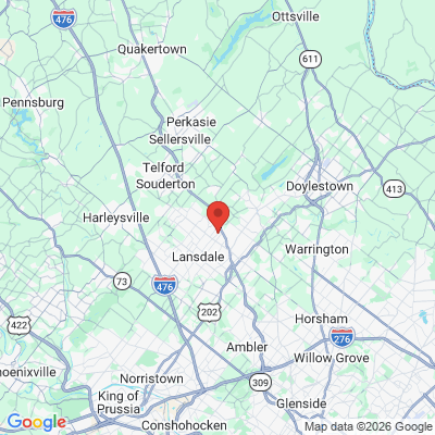 Map to  office in Colmar, PA