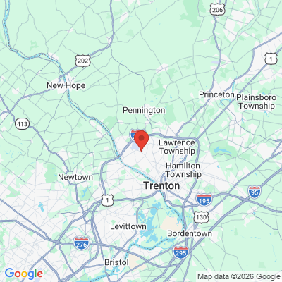 Map to  office in Ewing, NJ