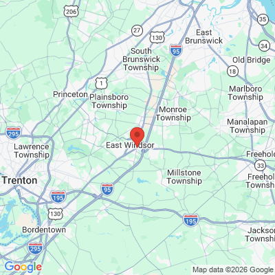 Map to  office in Hightstown, NJ