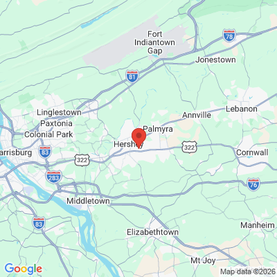 Map to  office in Hershey, PA