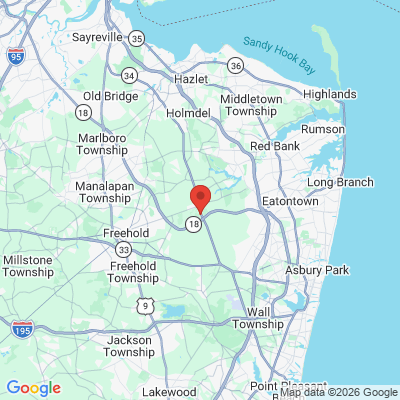 Map to Dr. Denise L. Waldron, DMD office in Colts Neck, NJ