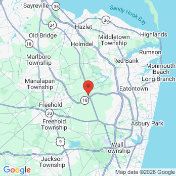 Map to Dr. Denise L. Waldron, DMD office in Colts Neck, NJ