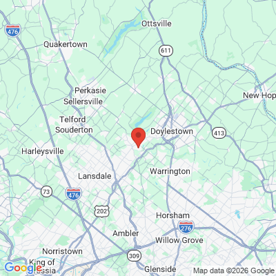 Map to  office in Chalfont, PA