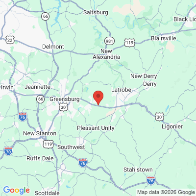 Map to  office in Greensburg, PA