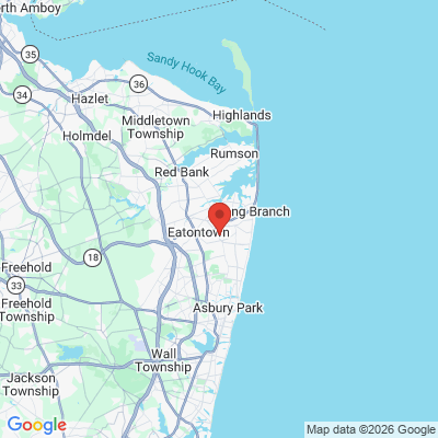 Map to  office in West Long Branch, NJ