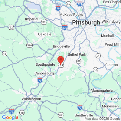 Map to  office in Mc Murray, PA