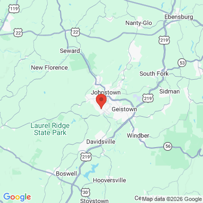 Map to  office in Johnstown, PA