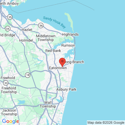 Map to  office in West Long Branch, NJ