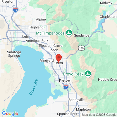 Map to  office in Orem, UT