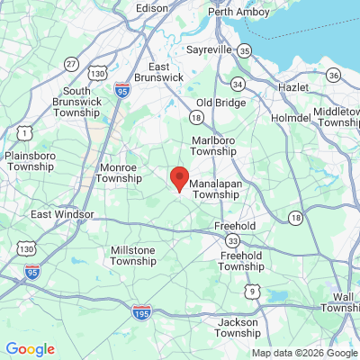 Map to  office in Englishtown, NJ