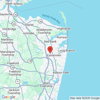 Map to  office in Tinton Falls, NJ