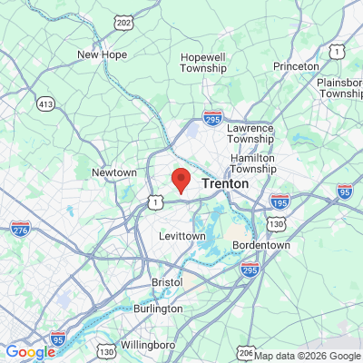Map to  office in Yardley, PA
