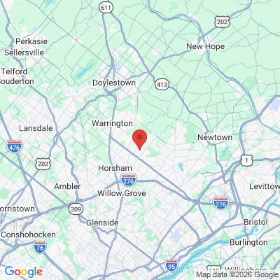 Map to  office in Warminster, PA