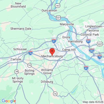 Map to  office in Mechanicsburg, PA