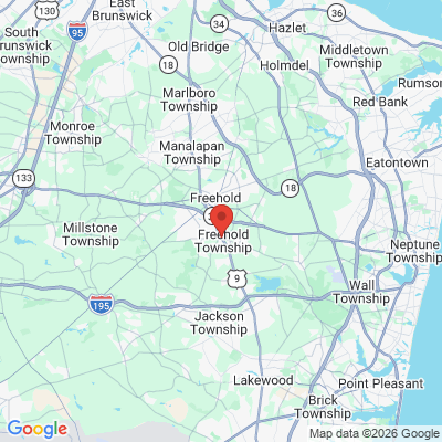 Map to  office in Freehold, NJ