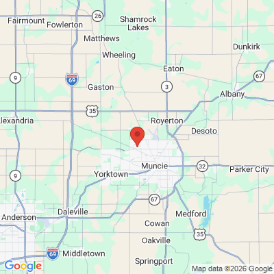 Map to  office in Muncie, IN
