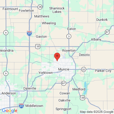 Map to  office in Muncie, IN