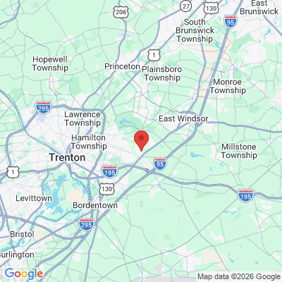Map to  office in Township Of Hamilton, NJ