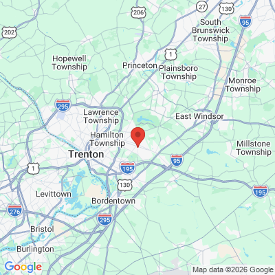 Map to  office in Hamilton Square, NJ
