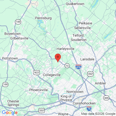 Map to  office in Collegeville, PA