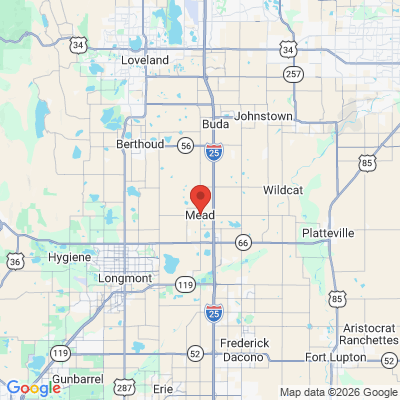 Map to  office in Mead, CO
