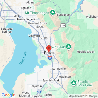 Map to  office in Provo, UT
