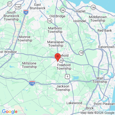 Map to  office in Freehold, NJ