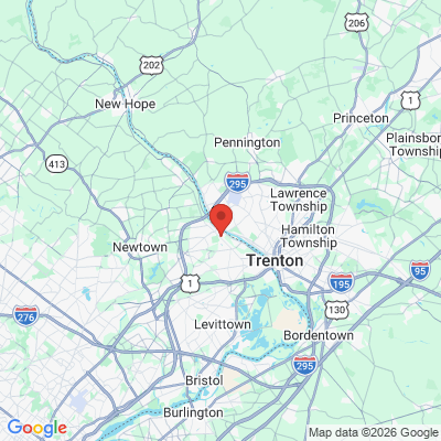 Map to  office in Yardley, PA