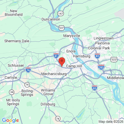 Map to  office in Mechanicsburg, PA