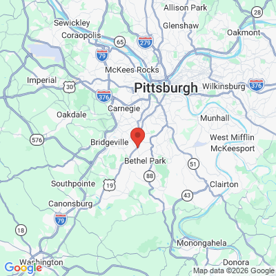 Map to  office in Pittsburgh, PA
