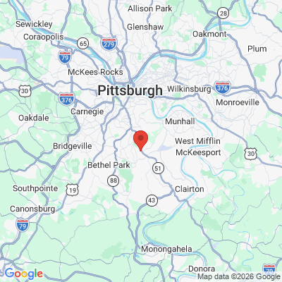 Map to  office in Pittsburgh, PA