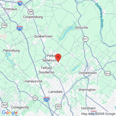 Map to  office in Silverdale, PA